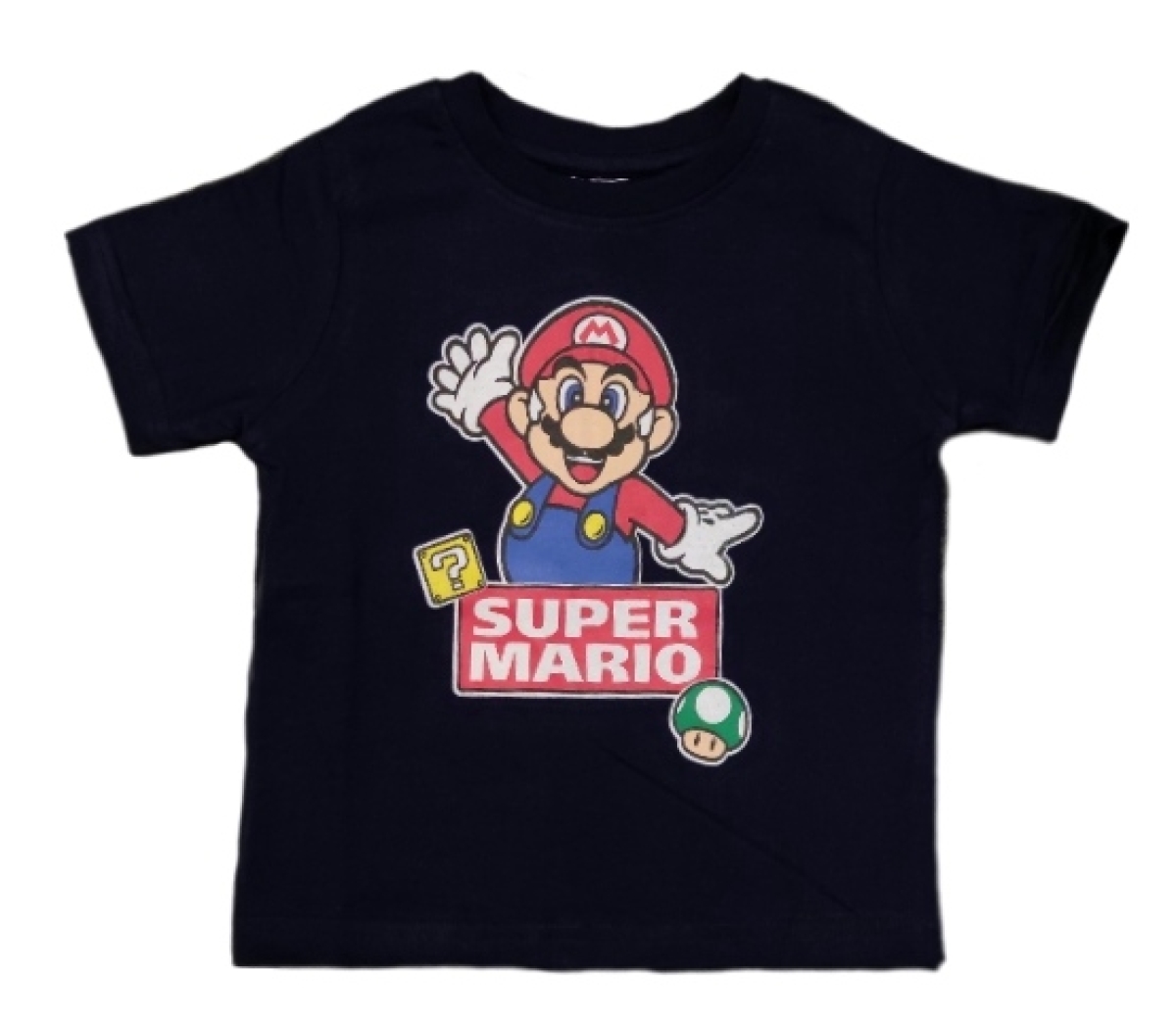 Super Mario T-Shirt Schwarz
